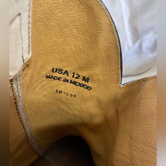 Sterling River Boots Chic Tan Crème Coated Western Style Casual Cowboy Boots W12 - Picture 10 of 14